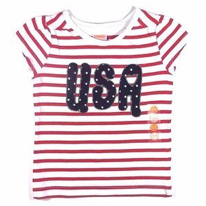 GYMBOREE GIRLS USA SOFT TEE
